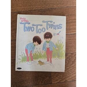 The Two Too Twins Vintage 1966 Whitman Tell-A-Tale Book for Children Hardcover